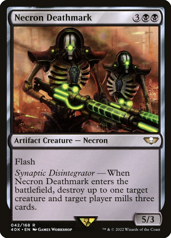 Necron Deathmark 42/617 (Universes Beyond: Warhammer 40,000)  | Chromatic Games