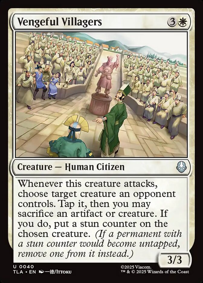 Vengeful Villagers 40/286 (Avatar: The Last Airbender)  | Chromatic Games