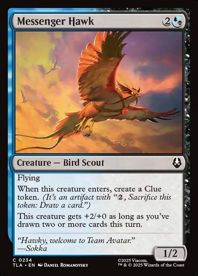Messenger Hawk 234/286 (Avatar: The Last Airbender)  | Chromatic Games