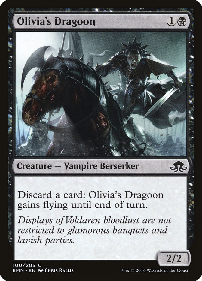 Olivia's Dragoon 100/205 (Eldritch Moon)  | Chromatic Games