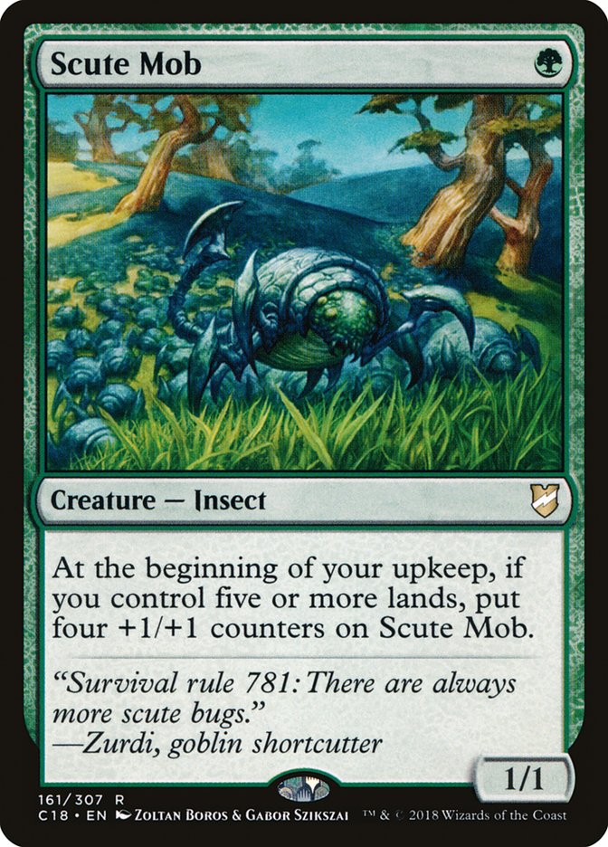 Scute Mob 161/307 (Commander 2018)  | Chromatic Games