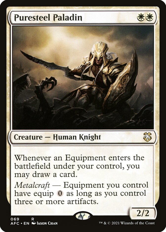 Puresteel Paladin 69/62 (Commander: Adventures in the Forgotten Realms)  | Chromatic Games