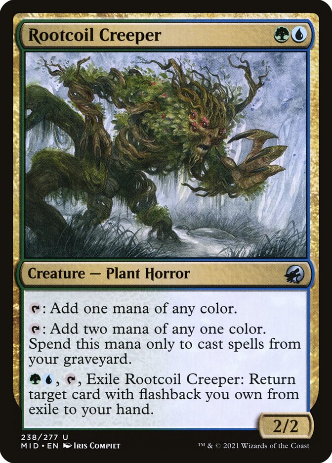 Rootcoil Creeper 238/277 (Innistrad: Midnight Hunt)  | Chromatic Games