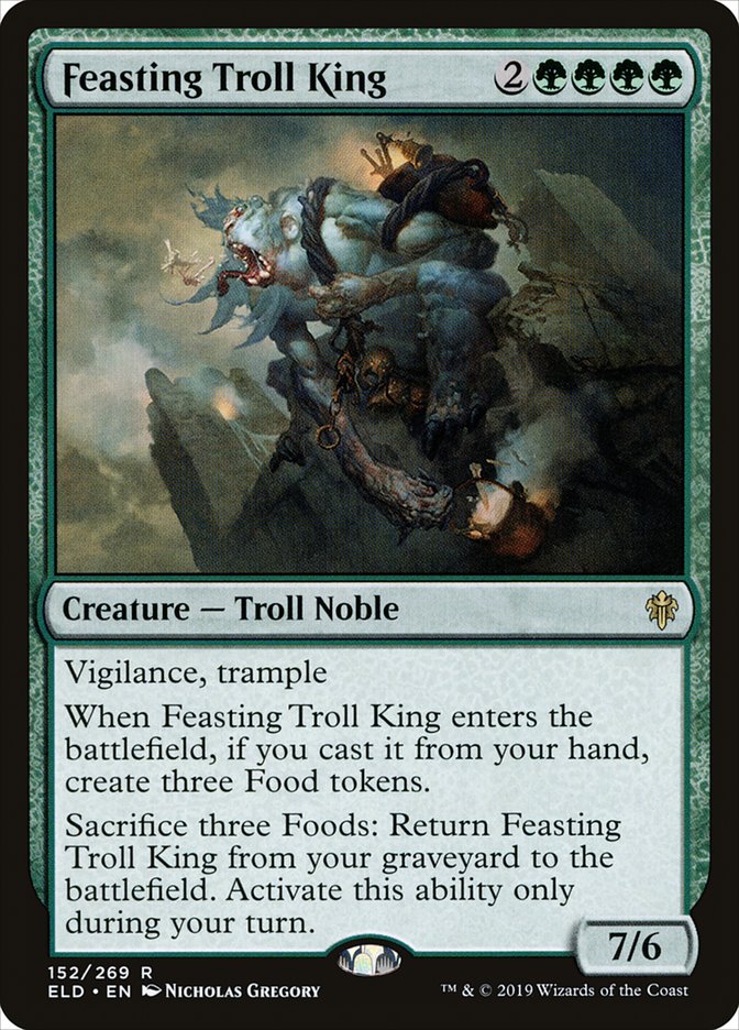 Feasting Troll King 152/269 (Throne of Eldraine)  - Foil | Chromatic Games