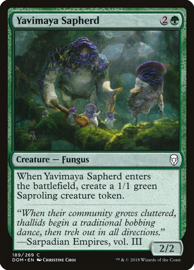 Yavimaya Sapherd 189/269 (Dominaria)  | Chromatic Games