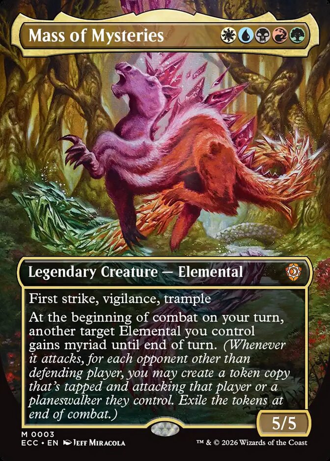 Mass of Mysteries  3/176 (Commander: Lorwyn Eclipsed)  - Borderless | Chromatic Games