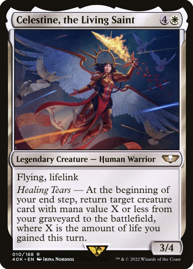 Celestine the Living Saint 10 (Universes Beyond: Warhammer 40,000)  | Chromatic Games