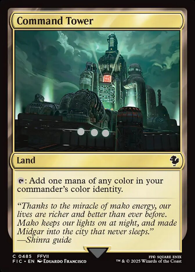 Command Tower 485 (Commander: FINAL FANTASY)  | Chromatic Games
