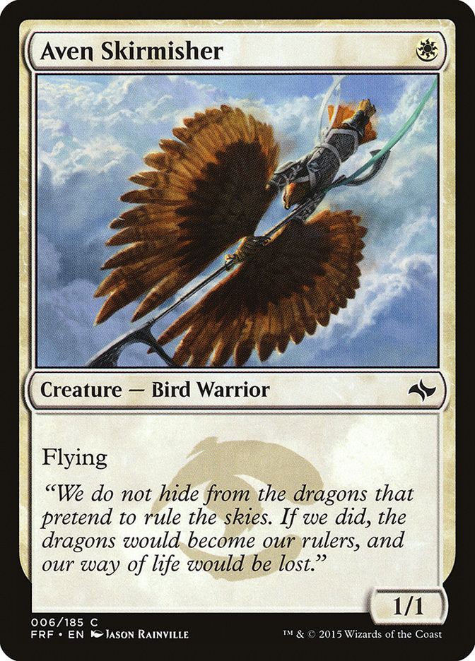 Aven Skirmisher 6/185 (Fate Reforged)  | Chromatic Games