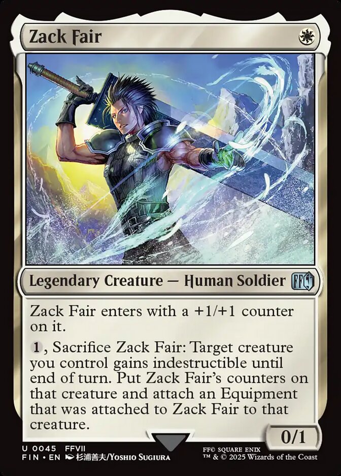 Zack Fair 45/309 (FINAL FANTASY)  | Chromatic Games