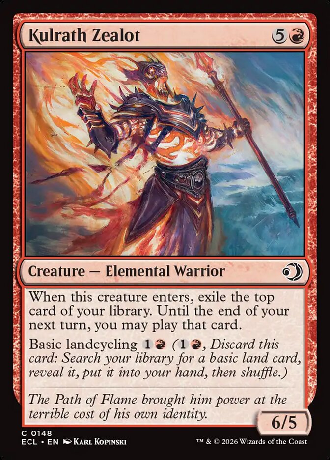 Kulrath Zealot 148/273 (Lorwyn Eclipsed)  | Chromatic Games