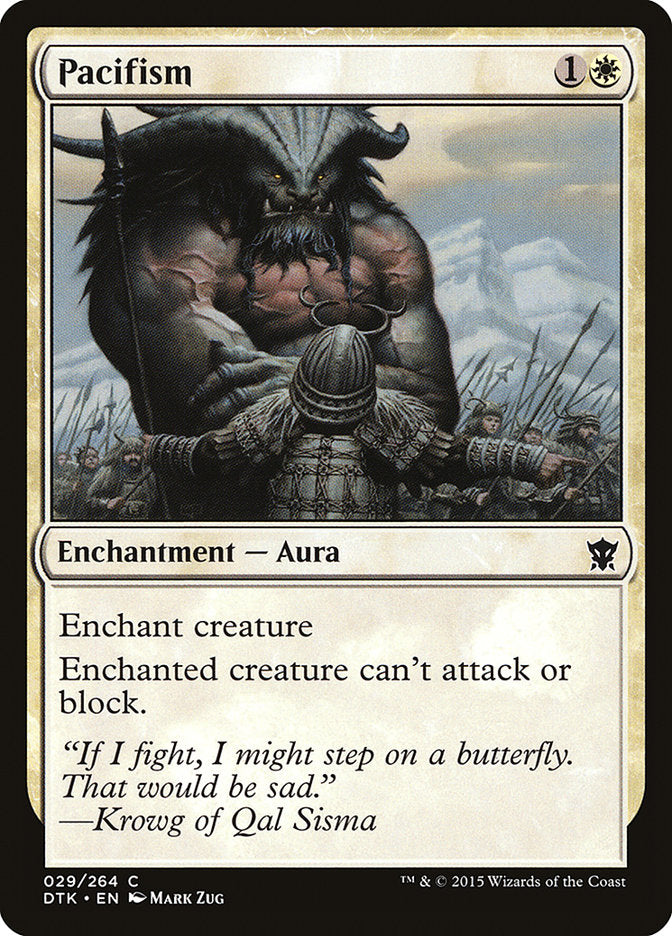 Pacifism 29 (Dragons of Tarkir)  | Chromatic Games