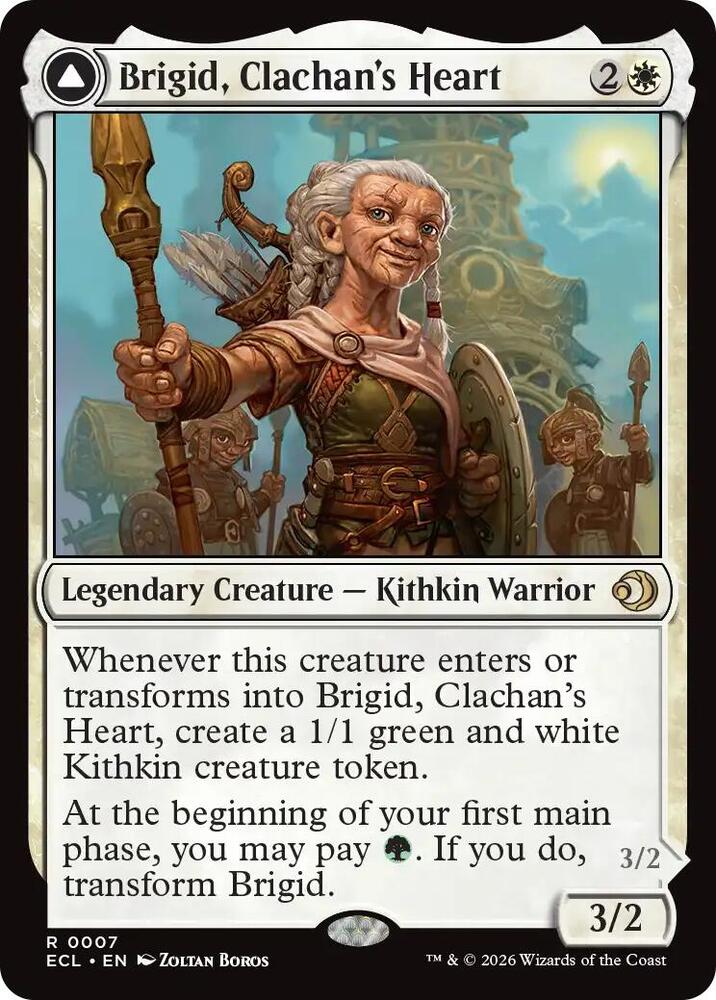 Brigid, Clachan's Heart // Brigid, Doun's Mind 7/273 (Lorwyn Eclipsed)  | Chromatic Games