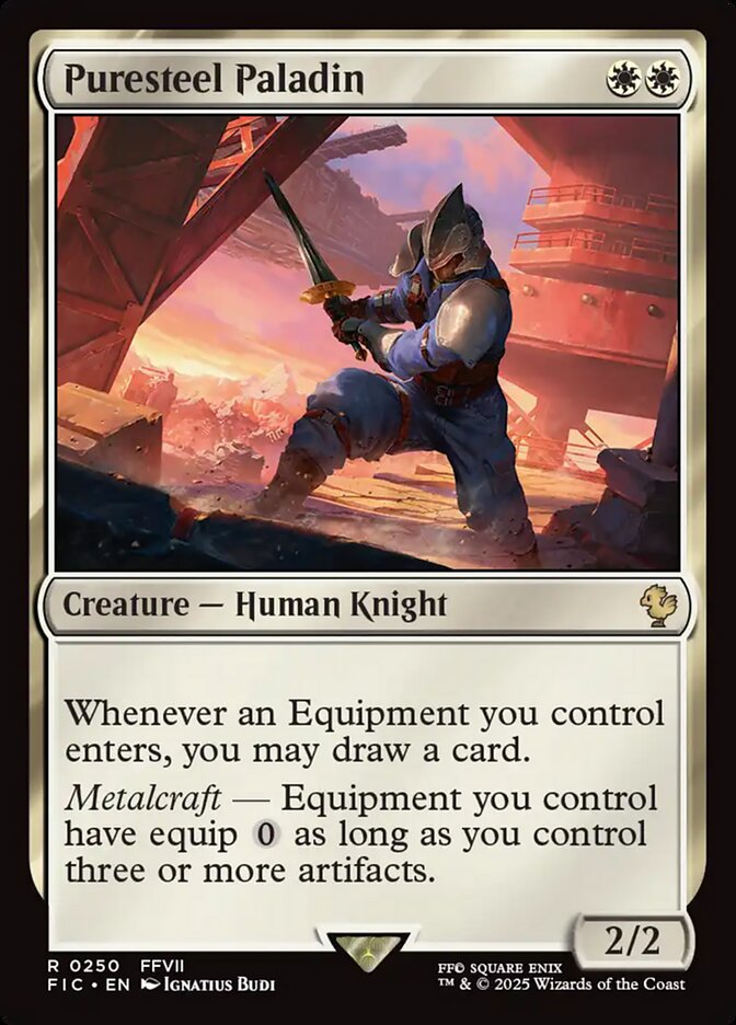 Puresteel Paladin 250 (Commander: FINAL FANTASY)  | Chromatic Games