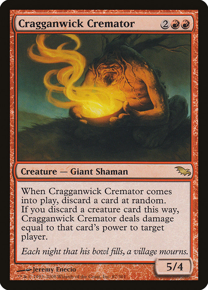 Cragganwick Cremator 87/301 (Shadowmoor)  | Chromatic Games