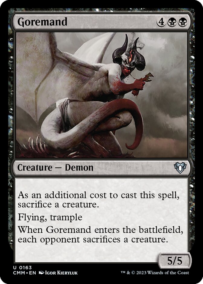 Goremand 163 (Commander Masters)  - Foil | Chromatic Games