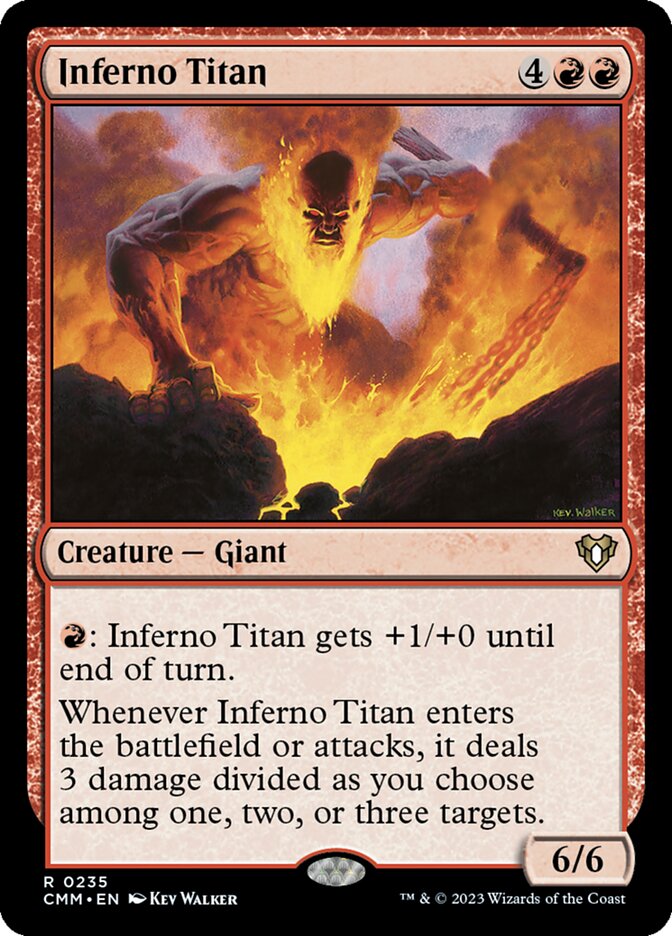 Inferno Titan 235/451 (Commander Masters)  | Chromatic Games