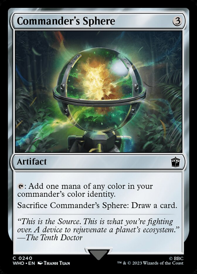 Commander's Sphere 240/331 (Universes Beyond: Doctor Who)  | Chromatic Games