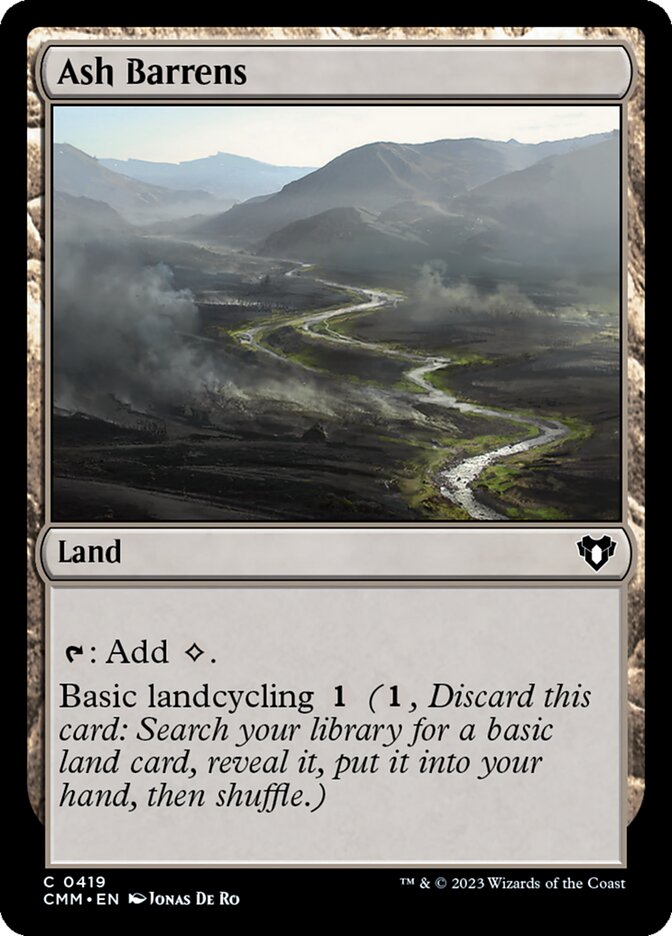 Ash Barrens 419 (Commander Masters)  | Chromatic Games