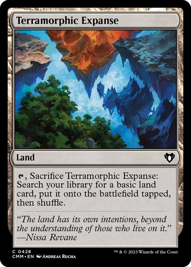 Terramorphic Expanse 428/451 (Commander Masters)  - Foil | Chromatic Games