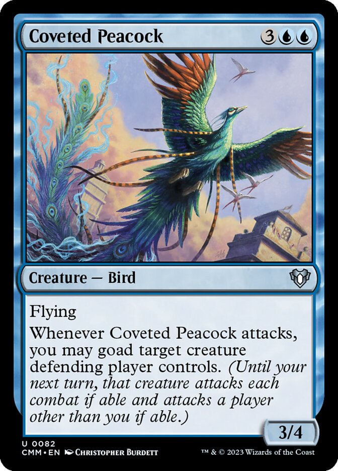 Coveted Peacock 82/451 (Commander Masters)  | Chromatic Games