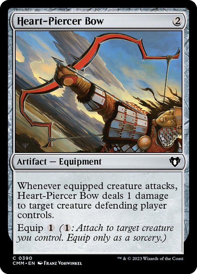 Heart-Piercer Bow 390/451 (Commander Masters)  | Chromatic Games