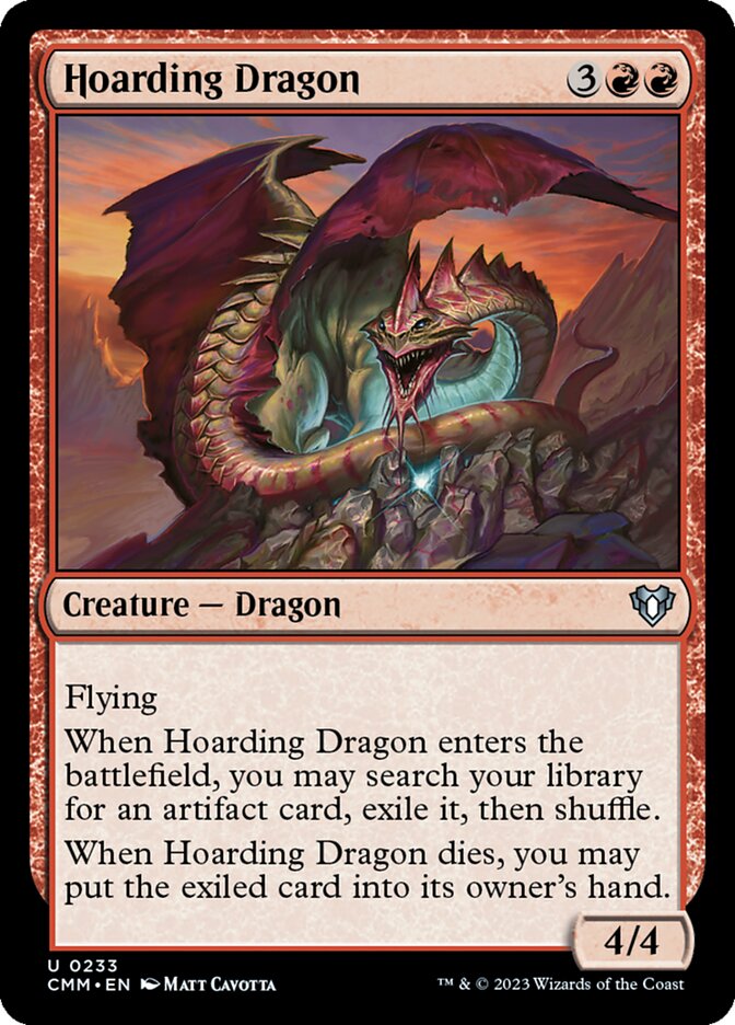 Hoarding Dragon 233/451 (Commander Masters)  | Chromatic Games