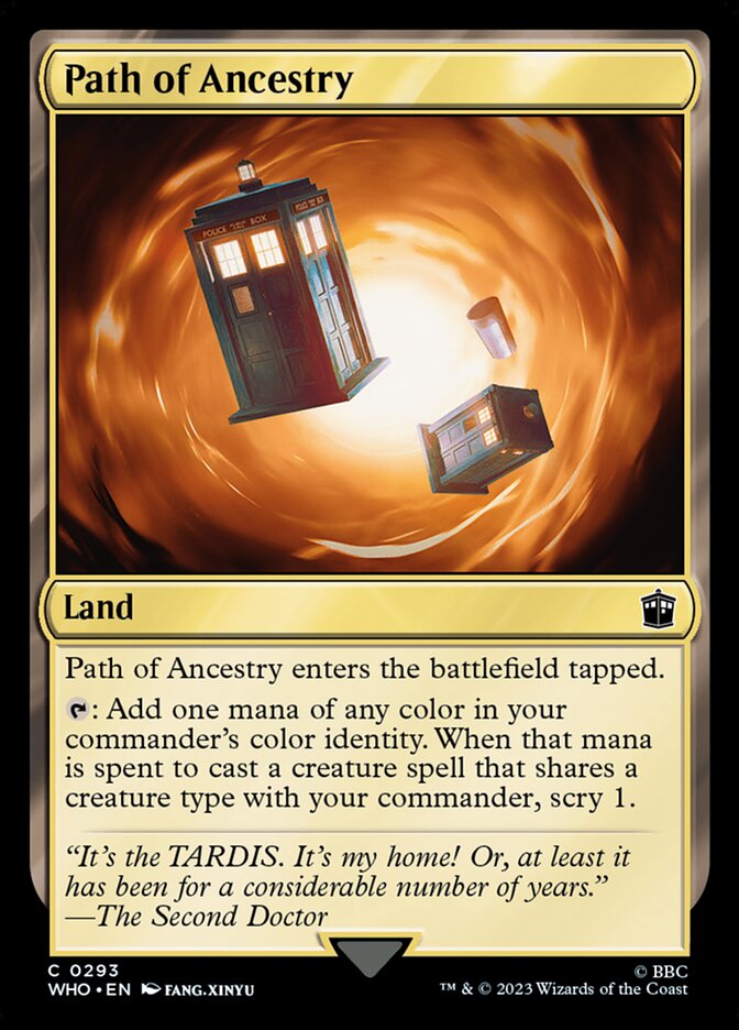 Path of Ancestry 293/331 (Universes Beyond: Doctor Who)  - Foil | Chromatic Games