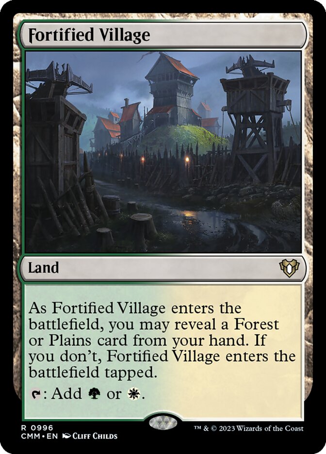Fortified Village 996/451 (Commander Masters)  | Chromatic Games