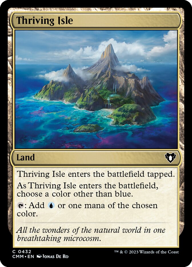 Thriving Isle 432/451 (Commander Masters)  | Chromatic Games