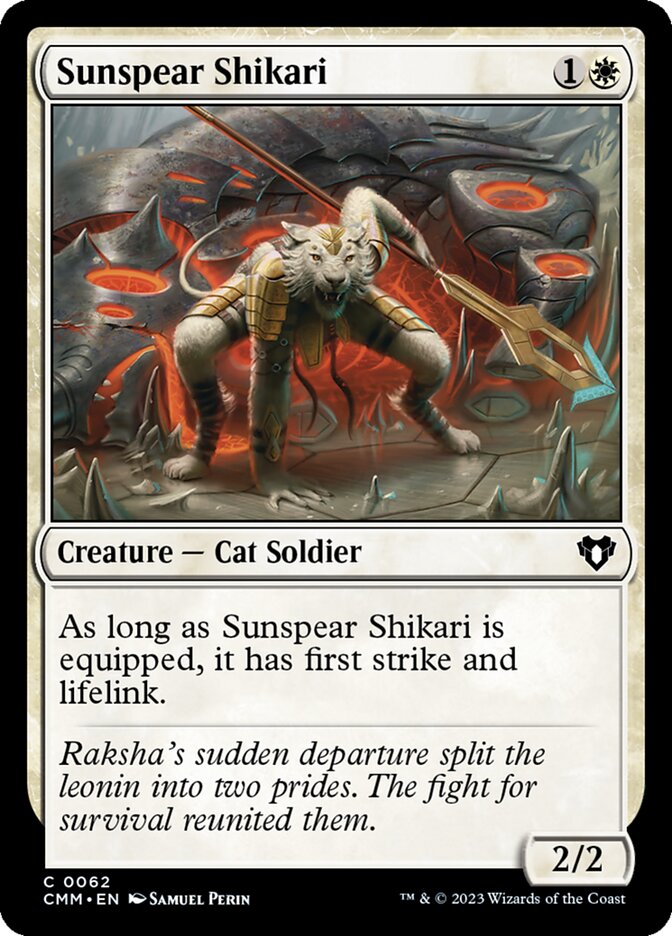 Sunspear Shikari 62 (Commander Masters)  | Chromatic Games