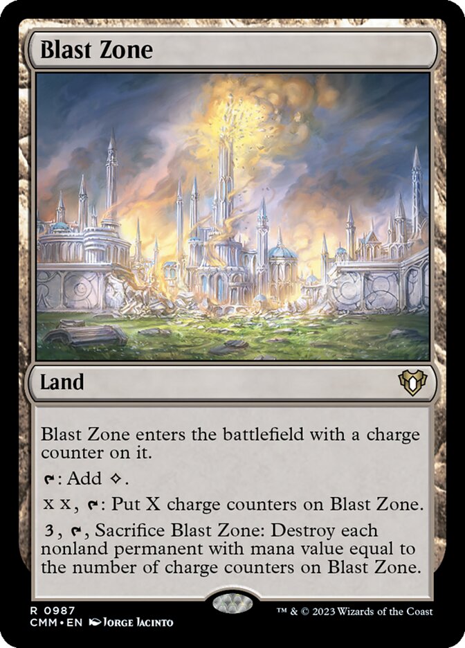 Blast Zone 987/451 (Commander Masters)  | Chromatic Games