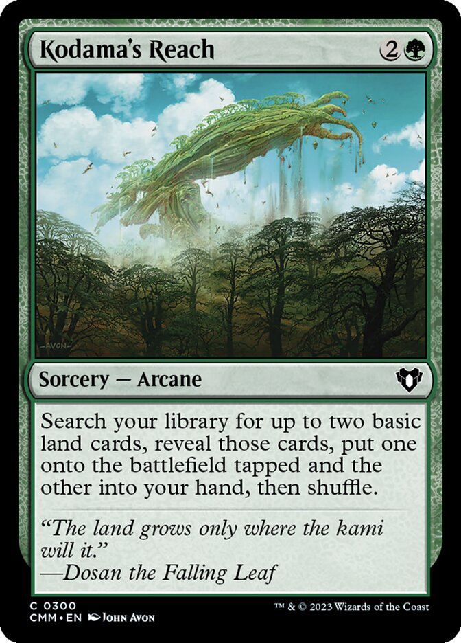 Kodama's Reach 300/451 (Commander Masters)  | Chromatic Games