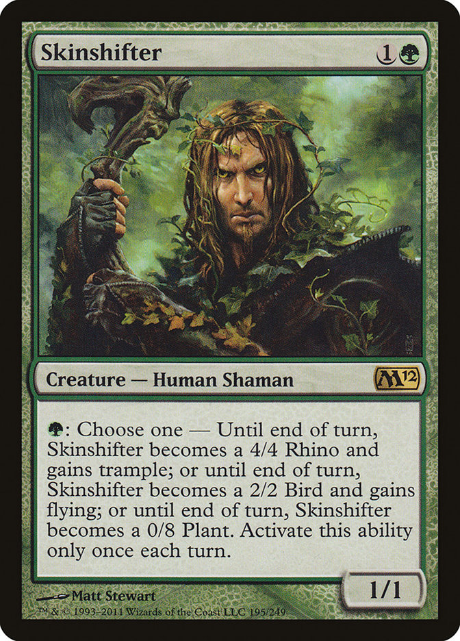 Skinshifter 195/249 (Magic 2012 (M12))  - Foil | Chromatic Games