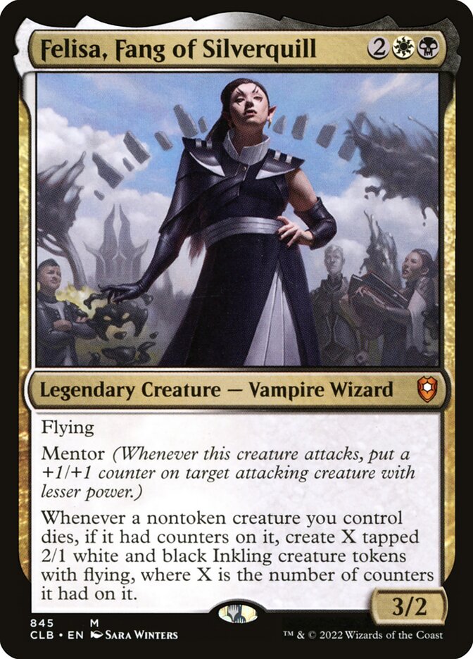 Felisa, Fang of Silverquill 845 (Commander Legends: Battle for Baldur's Gate)  | Chromatic Games