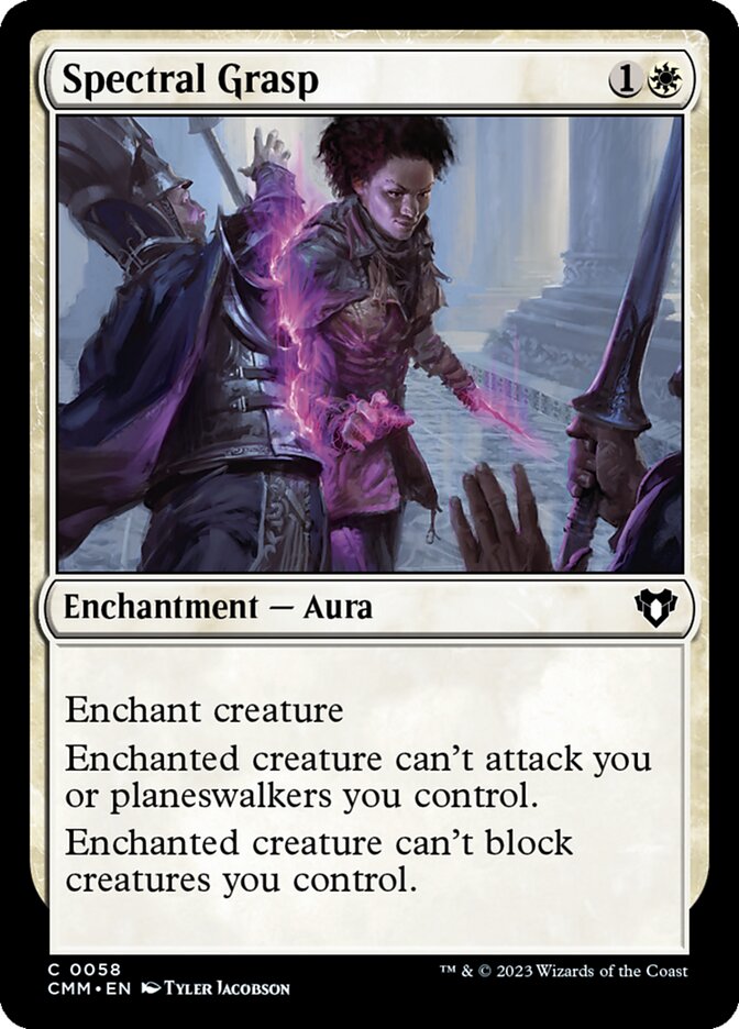 Spectral Grasp 58 (Commander Masters)  - Foil | Chromatic Games