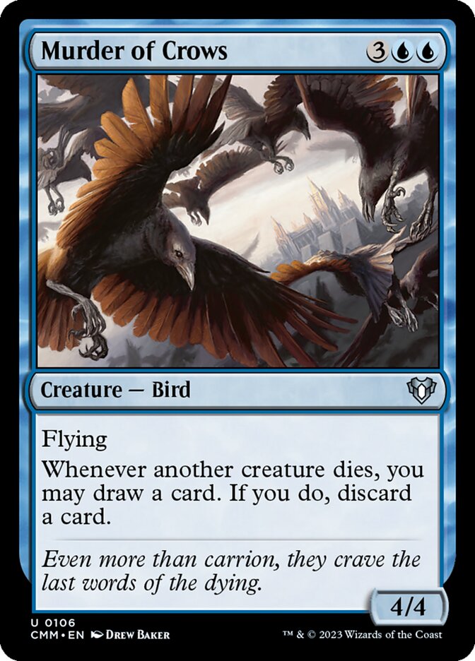 Murder of Crows 106/451 (Commander Masters)  | Chromatic Games
