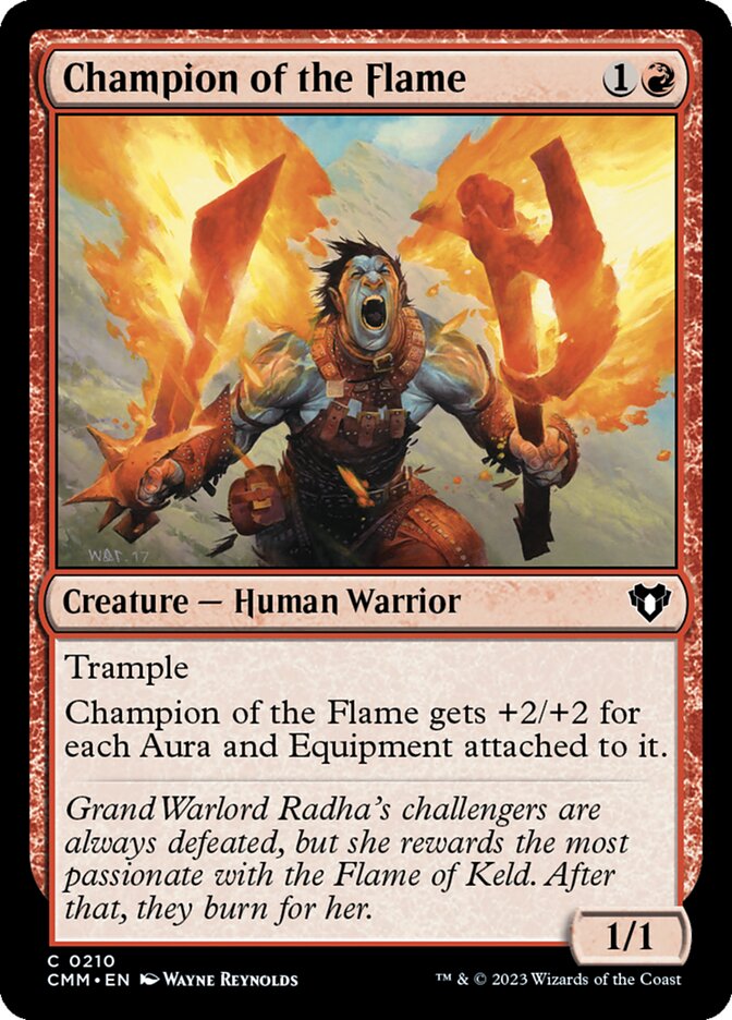 Champion of the Flame 210/451 (Commander Masters)  | Chromatic Games