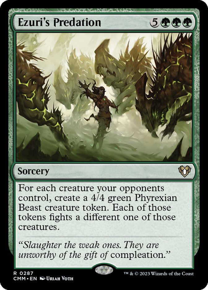 Ezuris Predation 287 (Commander Masters)  | Chromatic Games