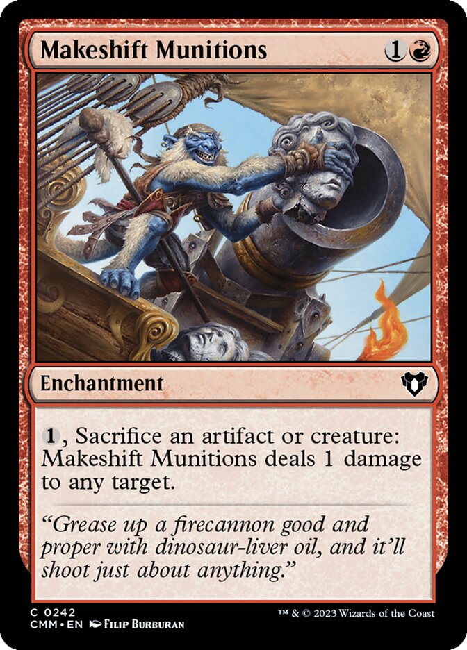 Makeshift Munitions 242/451 (Commander Masters)  - Foil | Chromatic Games