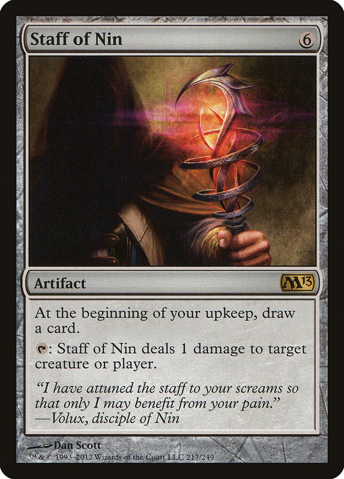 Staff of Nin 217 (Magic 2013 (M13))  | Chromatic Games