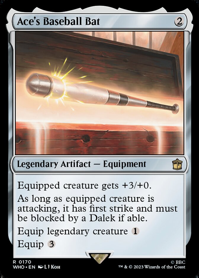 Ace's Baseball Bat 170/331 (Universes Beyond: Doctor Who)  | Chromatic Games