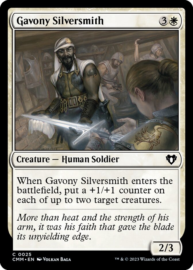 Gavony Silversmith 25/451 (Commander Masters)  | Chromatic Games