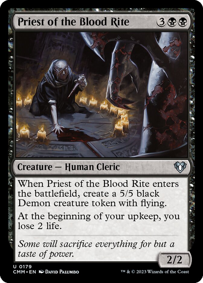 Priest of the Blood Rite 179/451 (Commander Masters)  | Chromatic Games