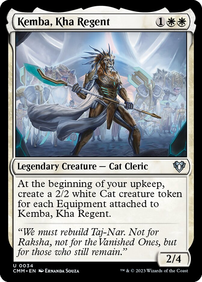 Kemba, Kha Regent 34 (Commander Masters)  | Chromatic Games