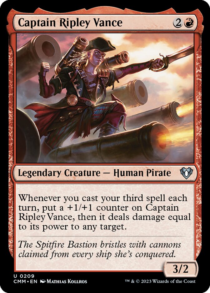 Captain Ripley Vance 209 (Commander Masters)  - Foil | Chromatic Games