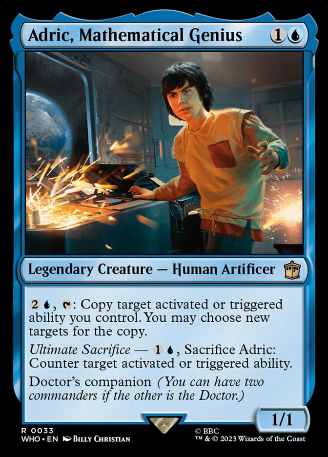 Adric, Mathematical Genius 33/331 (Universes Beyond: Doctor Who)  | Chromatic Games