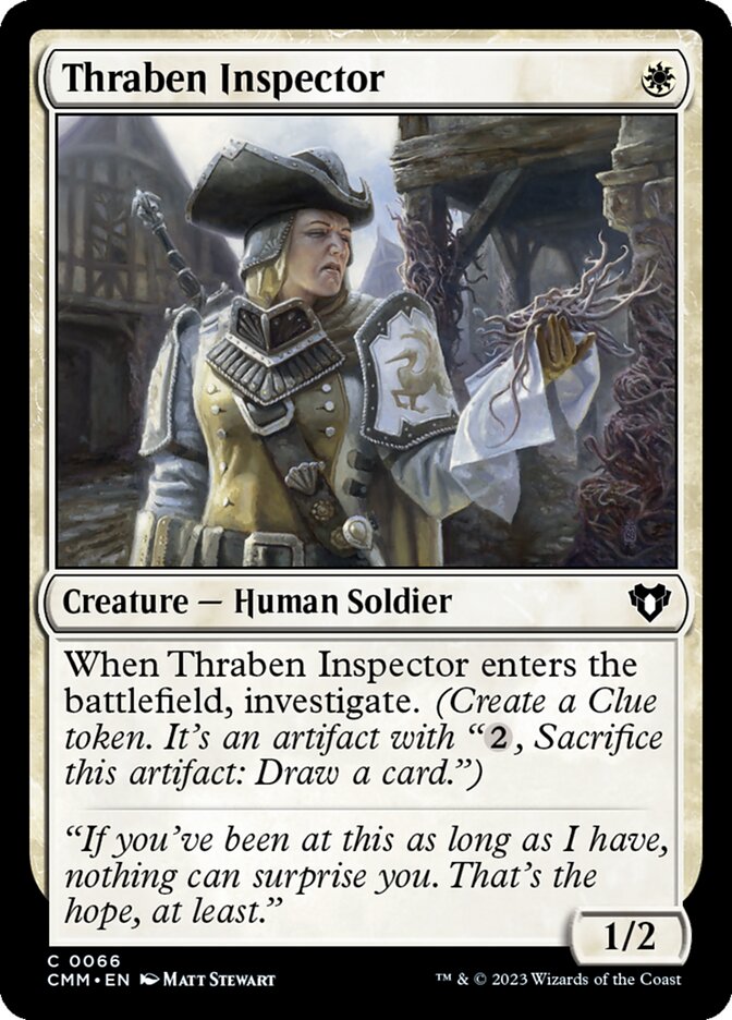 Thraben Inspector 66/451 (Commander Masters)  | Chromatic Games
