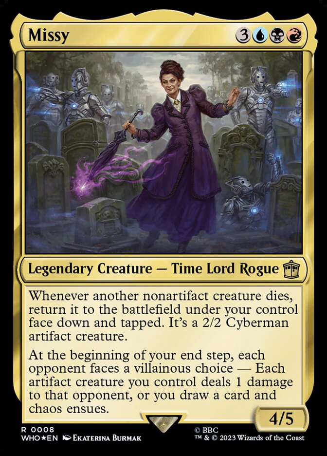Missy 8/331 (Universes Beyond: Doctor Who)  - Foil | Chromatic Games