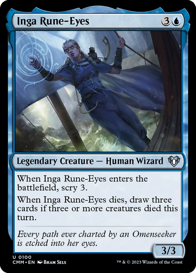 Inga Rune-Eyes 100/451 (Commander Masters)  | Chromatic Games